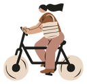 پیش‌نمایش فایل woman-riding-cycle-with-eco-bag-10257249 از پک سبک زندگی اکو