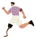 پیش‌نمایش فایل amputated-man-running-10259951 از پک افراد دارای توانایی پارا