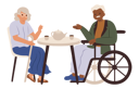 پیش‌نمایش فایل aged-couple-drinking-coffee-10261157 از پک جامعه سالخورده