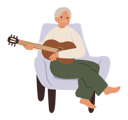 پیش‌نمایش فایل aged-man-playing-guitar-10261160 از پک جامعه سالخورده