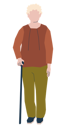 پیش‌نمایش فایل aged-man-walking-with-stick-10250013 از پک تنوع و شمول