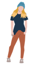 پیش‌نمایش فایل happy-girl-standing-10250009 از پک تنوع و شمول