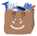 پیش‌نمایش فایل gardening-tools-bag-10251880 از پک کسب‌وکار گیاه