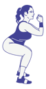 پیش‌نمایش فایل female-trainer-doing-workout-10251692 از پک ورزش