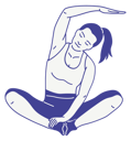 پیش‌نمایش فایل girl-doing-yoga-10251684 از پک ورزش