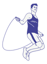 پیش‌نمایش فایل man-skipping-rope-10251685 از پک ورزش