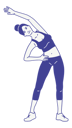 پیش‌نمایش فایل woman-exercising-10251682 از پک ورزش