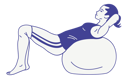 پیش‌نمایش فایل woman-exercising-with-gym-ball-10251681 از پک ورزش