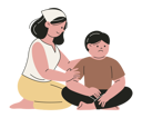 پیش‌نمایش فایل caring-mother-comforts-her-disgruntled-son-11999543 از پک حمایت عاطفی