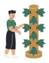 پیش‌نمایش فایل boy-choosing-sustainable-food-source-12143725 از پک پایداری غذا