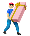 پیش‌نمایش فایل delivery-man-holding-box-8762793 از پک وسیله نقلیه - حمل - بار - خرید