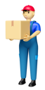 پیش‌نمایش فایل delivery-man-holding-courier-8762801 از پک وسیله نقلیه - حمل - بار - خرید