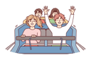 پیش‌نمایش فایل children-enjoying-ride-8415423 از پک فعالیت افراد