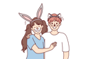 پیش‌نمایش فایل couple-in-theme-party-8415431 از پک فعالیت افراد