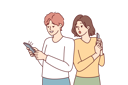 پیش‌نمایش فایل couple-talking-on-mobile-8415444 از پک فعالیت افراد