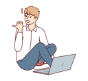 پیش‌نمایش فایل young-boy-with-laptop-8415427 از پک فعالیت افراد