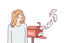 پیش‌نمایش فایل girl-sending-mail-from-mail-box-8415687 از پک فعالیت افراد