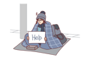 پیش‌نمایش فایل homeless-girl-need-help-8415683 از پک فعالیت افراد