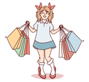 پیش‌نمایش فایل little-girl-holding-shopping-bags-8416270 از پک مفهوم محور