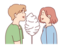 پیش‌نمایش فایل couple-eating-candy-floss-8419482 از پک فعالیت افراد