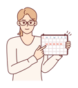 پیش‌نمایش فایل girl-making-task-schedule-8419471 از پک فعالیت افراد