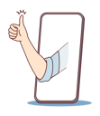 پیش‌نمایش فایل online-thumb-up-8419477 از پک فعالیت افراد