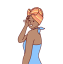 پیش‌نمایش فایل beautiful-african-woman-posing-for-photo-8390718 از پک مفهوم کسب و کار