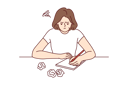 پیش‌نمایش فایل girl-writing-down-thoughts-onto-paper-8384827 از پک افراد