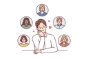 پیش‌نمایش فایل boy-thinking-about-different-girlfriends-8415320 از پک مفهوم محور