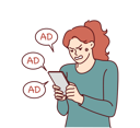 پیش‌نمایش فایل angry-woman-looking-advertising-at-mobile-8582496 از پک افراد