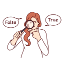 پیش‌نمایش فایل woman-choosing-true-or-false-8582477 از پک افراد