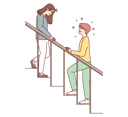 پیش‌نمایش فایل boy-and-girl-on-staircase-8573203 از پک فعالیت افراد
