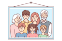 پیش‌نمایش فایل hanging-family-photo-frame-8573194 از پک فعالیت افراد