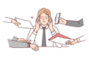 پیش‌نمایش فایل businessman-under-workload-8626760 از پک متفرقه