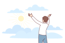 پیش‌نمایش فایل boy-enjoying-morning-sunrise-8626315 از پک افراد