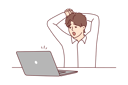 پیش‌نمایش فایل boy-stretching-out-while-working-8626304 از پک افراد