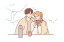پیش‌نمایش فایل couple-sitting-together-at-campsite-8626299 از پک افراد