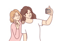 پیش‌نمایش فایل female-friends-taking-selfie-8626307 از پک افراد