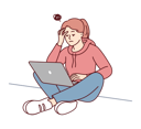 پیش‌نمایش فایل girl-stressed-while-working-8626312 از پک افراد