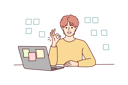 پیش‌نمایش فایل productive-boy-working-effectively-8626306 از پک افراد