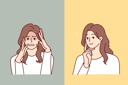 پیش‌نمایش فایل angry-woman-vs-calm-woman-8626217 از پک تفاوت‌های بین