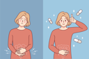 پیش‌نمایش فایل girl-taking-pill-for-stomach-pain-8626204 از پک تفاوت‌های بین