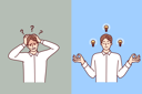 پیش‌نمایش فایل stressed-businessman-vs-relaxed-businessman-8626219 از پک تفاوت‌های بین
