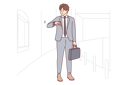 پیش‌نمایش فایل businessman-looking-at-time-8626738 از پک فعالیت افراد