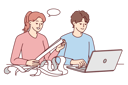پیش‌نمایش فایل couple-paying-bills-online-8626731 از پک فعالیت افراد