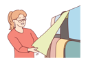 پیش‌نمایش فایل girl-looking-at-cloth-8626724 از پک فعالیت افراد