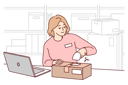 پیش‌نمایش فایل girl-scanning-package-barcode-8626721 از پک فعالیت افراد