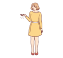 پیش‌نمایش فایل girl-showing-something-8626739 از پک فعالیت افراد