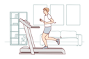 پیش‌نمایش فایل boy-running-on-treadmill-8626529 از پک فعالیت افراد