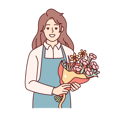 پیش‌نمایش فایل female-florist-holding-flower-bouquet-8626521 از پک فعالیت افراد